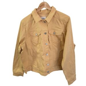 Market & Spruce Stitch Fix Women's Denim Jean Jacket Yellow Size 2X